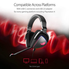 Asus ROG Delta RGB Gaming Headset With Hi-Res ESS Quad-DAC