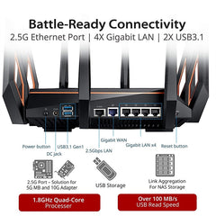 ASUS ROG Rapture GT-AX11000 AX11000 Tri-Band 10 Gigabit WiFi Router