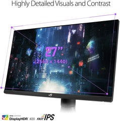 ASUS ROG Strix 27” 2K HDR Gaming Monitor (XG27AQM)