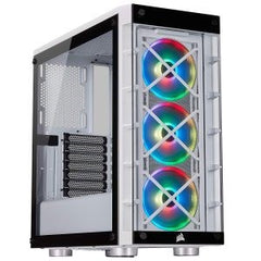 Corsair iCUE 465X RGB Mid-Tower ATX Smart Case — White CC-9011189-WW