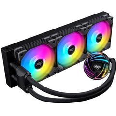 Aigo AT360 AIO ARGB Liquid CPU Cooler White - Black