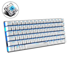 AJazz AK33 Matte Mechanical Keyboard 82-keys Black - White