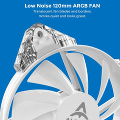 Alseye N12 Neo Series Fan (White) (3Pcs Kit)