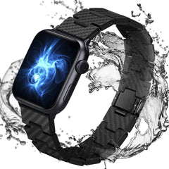 Pitaka Apple Watch Pure Carbon Fiber Band 44mm Series 1,2,3,4,5,6 & 7 45mm- Retro