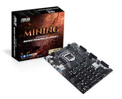 ASUS B250 MINING EXPERT INTEL LGA-1151 B250 DDR4 2400MHz 19 PCIe SLOTS TRIPLE-ATX12V ATX MOTHERBOARD