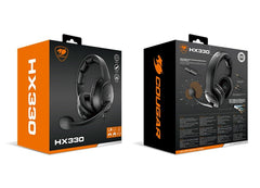 Cougar HX330 Black Over-Ear Built For Lightweight Comfort Headset