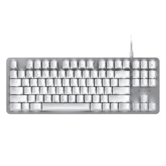 Razer BlackWidow Lite Gaming Keyboard Orange Mechanical Switch Black - White