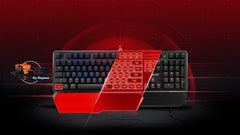 Bloody B975-Light Strike RGB Animation Mechanical Gaming Keyboard - Orange Libra Switch