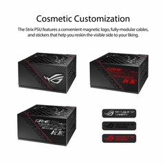 ASUS ROG Strix 850G 850W 80+ Gold Fully Modular Power Supply Black-White