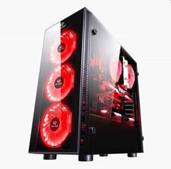 Redragon SIDESWIPE Gaming Chassis RD-GC-601, 3 x 120mm Fan Included, Tempered Glass