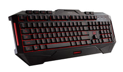 ASUS CERBERUS RED/BLUE LED BACKLIT USB GAMING KEYBOARD