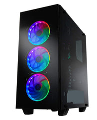 FSP CMT510 Plus Mid Tower Gaming Case with 3 Tempered Glass