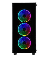 FSP CMT510 Plus Mid Tower Gaming Case with 3 Tempered Glass