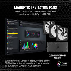 Corsair iCUE H170i ELITE LCD Display Liquid CPU Cooler (Custom IPS LCD Screen) CW-9060055-WW