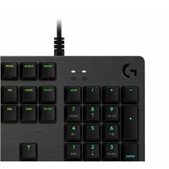 Logitech G512 Lightsync RGB Mechanical Gaming Keyboard - Carbon - English layout - Linear : 920-0087