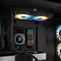 CORSAIR iCUE H100i ELITE LCD Display Liquid CPU Cooler CW-9060061-WW