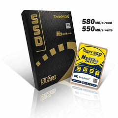 TwinMOS Internal 512gb 2.5" Sata3 Ssd (580mb-550mb/s) 3d Nand