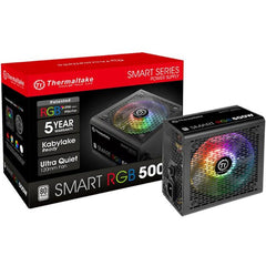 Thermaltake Smart RGB 500W Power Supply SPR-0500NHSAW