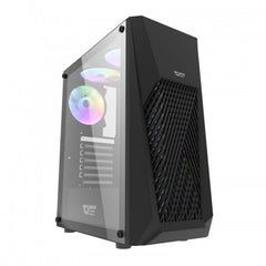 AIGO DK150 Darkflash with 3 RGB Fan Black - White ATX