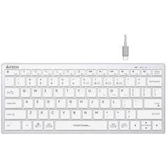 A4tech FBX51C Fstyler Bluetooth Keyboard 2.4G Wireless White - Black