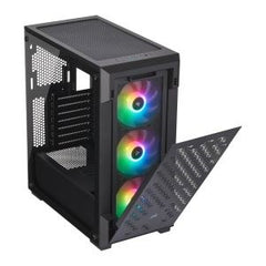 Corsair iCUE 220T RGB Airflow Tempered Glass Mid-Tower Smart Case — Black
