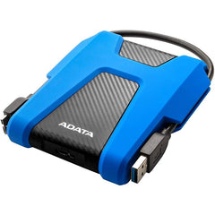 ADATA HD680 1TB Blue External Hard Drive AES Encryption AHD680-1TU31-CBL