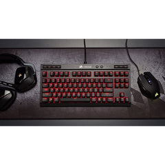 Corsair K63 Compact Mechanical Gaming Keyboard and CHERRY® MX Red (CH-9115020-NA)
