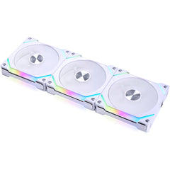 LIAN LI UNI Fan SL V2 120 ARGB PWM 120mm 2000RPM (3pcs) with Controller - Black - White