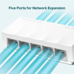 TP-Link LS1005 10/100Mbps 5-Port Switch Desktop