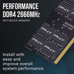 PNY Notebook 4GB RAM Laptop Memory DDR4 2666MHz