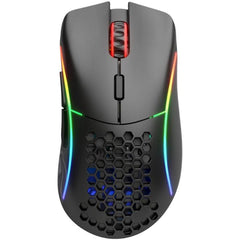 Glorious Model D Wireless Matte Gaming Mouse RGB Black - White