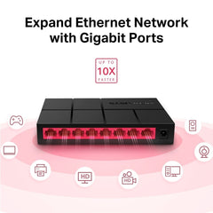 Mercury MS108G V1 Switch Desktop Gigabit 8-Port