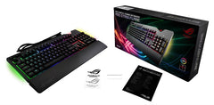 ASUS ROG STRIX FLARE MECHANICAL AURA SYNC RGB USB GAMING KEYBOARD WITH RED-SWITCH TYPE