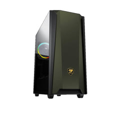 Cougar MX660 Gaming Case With 1 ARGB Fan Iron RBG Black - Midnight Green