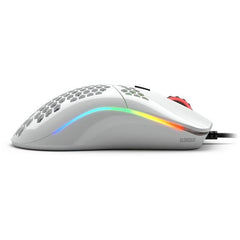 Glorious Model O (Glossy White) Regular 68 Grams RGB Gaming Mouse