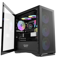 AIGO DARKFLASH DLM200 M-ATX PC Case Black