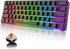 AJazz STK61 Mechanical 61-keys Keyboard Gaming Black - Pink - White
