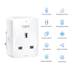 TP-LINK Tapo P110 Mini Smart Wi-Fi Socket, Energy Monitoring
