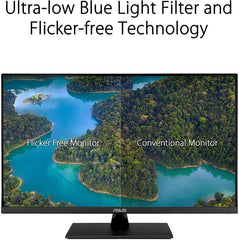 Asus VP32UQ 31.5" Eye Care  Adaptive-Sync Flicker 4K UHD IPS Free Blue Filter Light Monitor