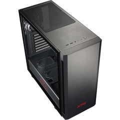 XPG Invader Mid-Tower Brushed Aluminum PC Case Black